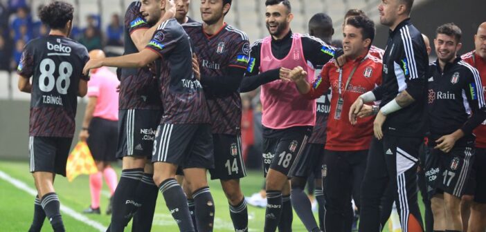 Giresunspor Besiktas Gol Sevinci