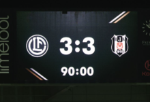 Beşiktaş işi rövanşa bıraktı: Lugano - Beşiktaş 3-3