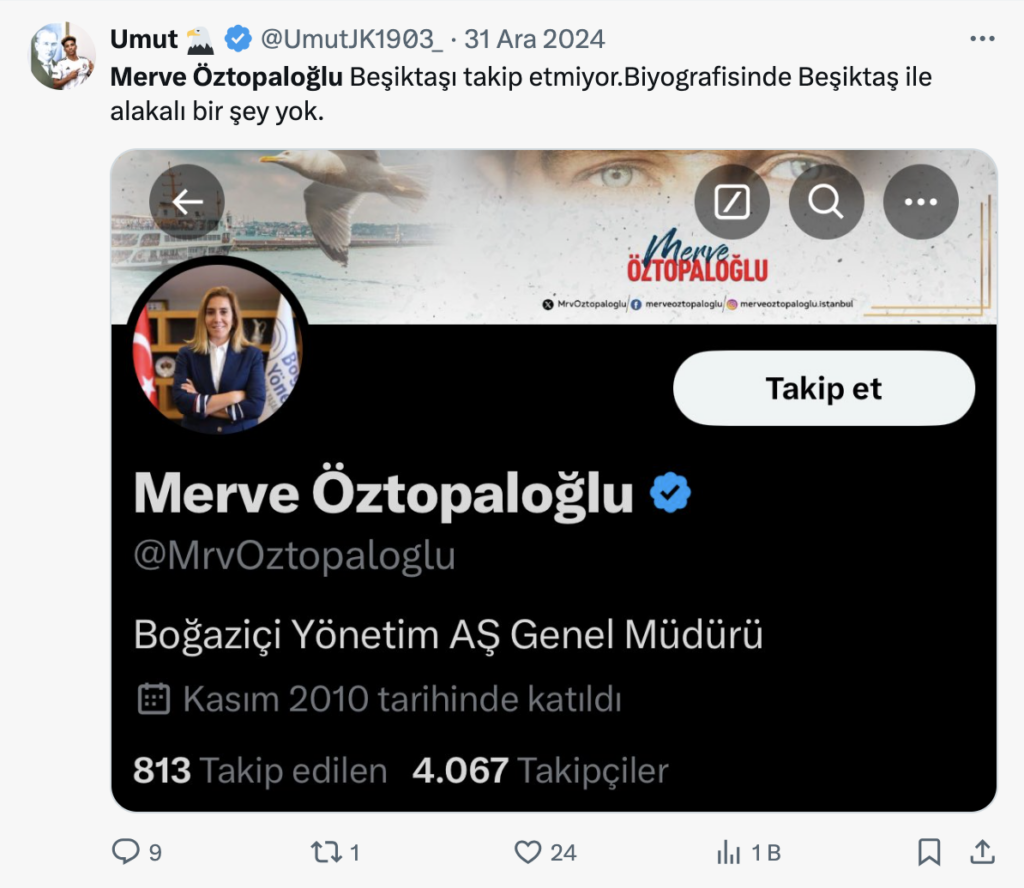 Merve Oztopaloglu Besiktas GS