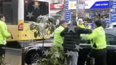 Ortaköy' de 'dur' ihtarına uymayarak kaçan sürücü yakalandı.