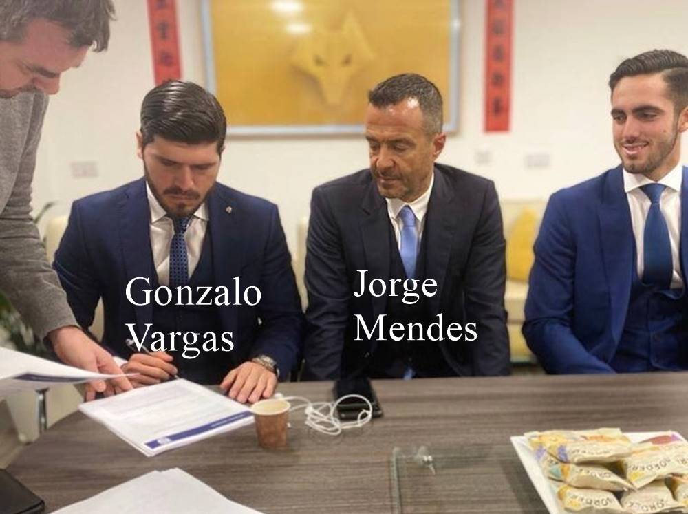 Jorge Mendes ve Gonzalo Vargas