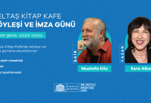 Beltaş Kitap Kafe Söyleşi ve İmza Günleri kapsamında, 22 Mart Cumartesi günü Şair Mustafa Köz ve Yazar Esra Alkan okurlarıyla bir araya geliyor.